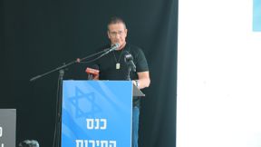 איל ולדמן בטקס חירום לאומי בקריית שמונה